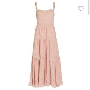 Jonathan Simkhai Celleste midi  pale pink